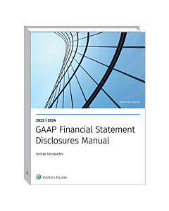 GAAP Financial Statement Disclosures Manual (2025-2026)