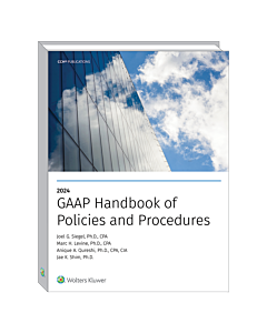 GAAP Handbook of Policies and Procedures (2024)