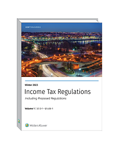 Income Tax Regulations (Winter 2023)