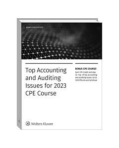 Top Accounting and Auditing Issues for 2023
