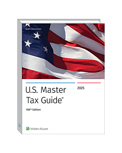 U.S. Master Tax Guide Hardbound Edition (2025)